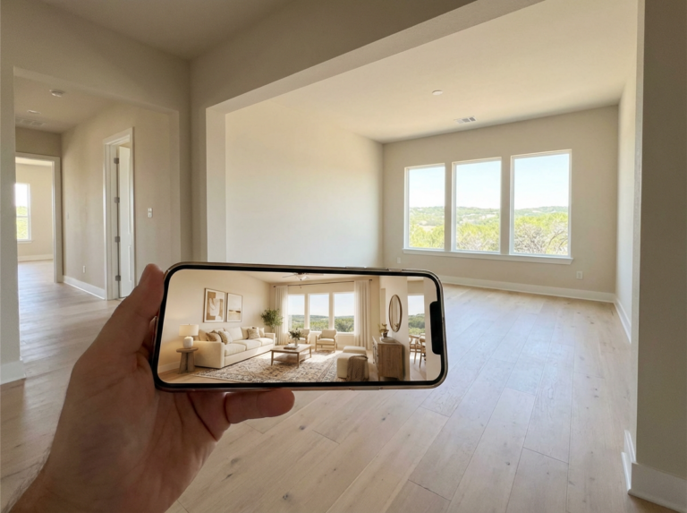 When a person sees the home staged online but enters the home and it's empty