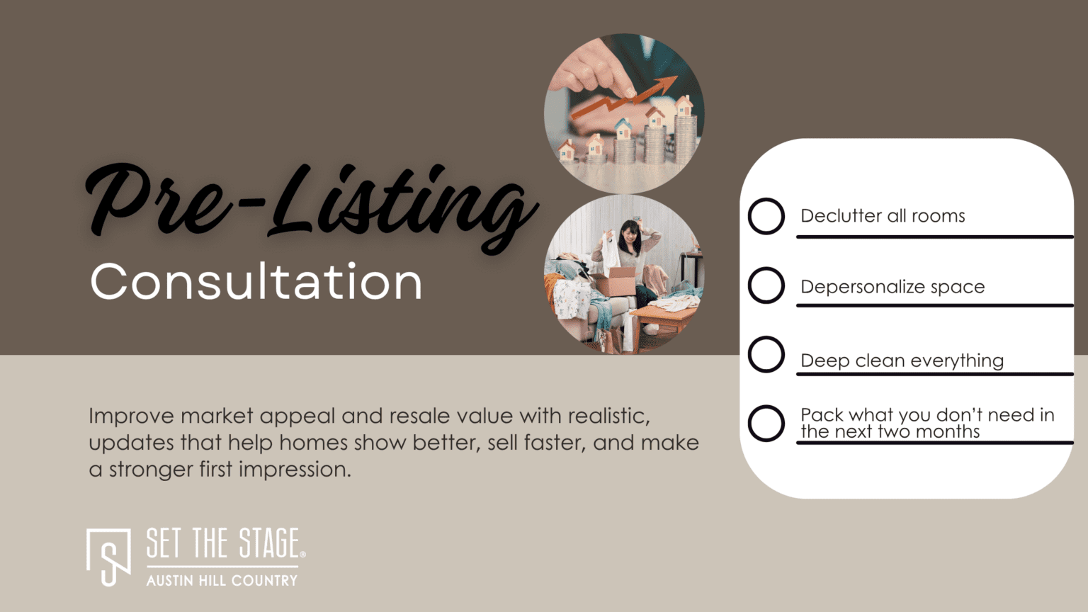 Pre listing consultation checklist